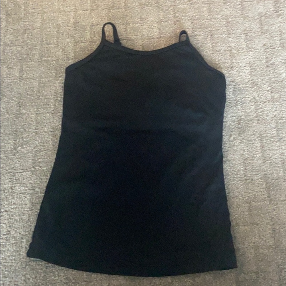 Black tank top